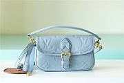 	 Louis Vuitton Nano Diane Monogram Empreinte Blue Bag - 19x10.5x6cm - 1