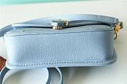 	 Louis Vuitton Nano Diane Monogram Empreinte Blue Bag - 19x10.5x6cm - 2