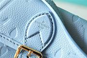 	 Louis Vuitton Nano Diane Monogram Empreinte Blue Bag - 19x10.5x6cm - 3