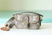 	 Louis Vuitton Nano Diane Monogram Empreinte Taupe Bag - 19x10.5x6cm - 1