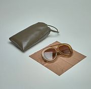 Loewe Round Spoiler Aviator sunglasses Olive Color - 5