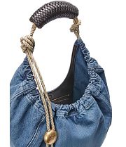 Loewe  Squeeze bag in washed denim - 33x34x13cm - 3