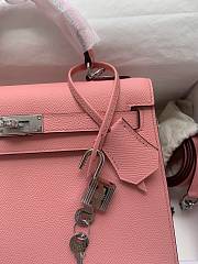 Hermes Kelly 28cm Rose Pink Bag - 4