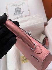 Hermes Kelly 28cm Rose Pink Bag - 3