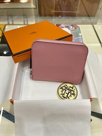 Hermes Rose Pink Wallet - 11.5*2*9.5cm