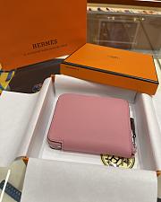 Hermes Rose Pink Wallet - 11.5*2*9.5cm - 6