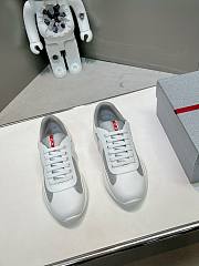 	 Prada America's Cup Soft Rubber and bike farbic White Sneakers - 5