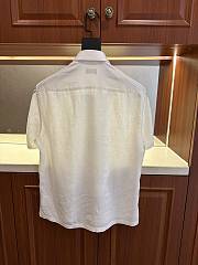 Fendi FF Logo Polo Shirt White&Black - 3