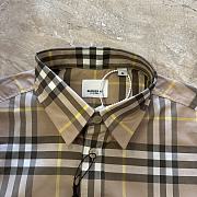 Burberry Plaid Patterns Short Sleeves Shirts - 5