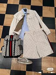 Gucci GG Ebony Beige Denim Men Set - 1