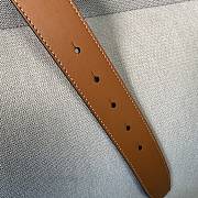 Burberry Reversible Monogram Motif Leather Belt Brown - 5