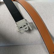 Burberry Reversible Monogram Motif Leather Belt Brown - 3