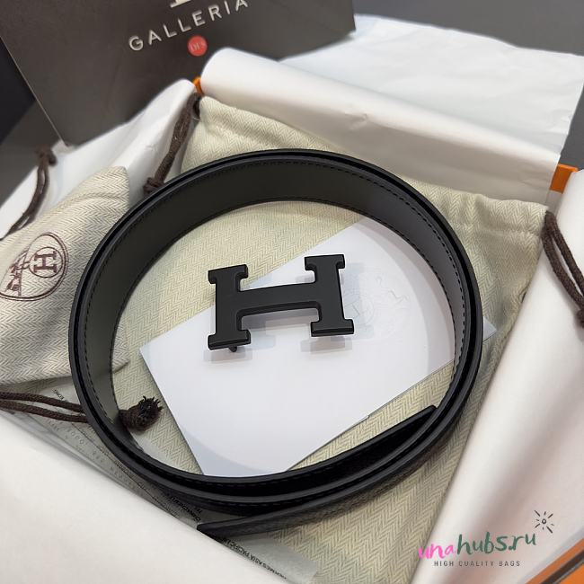 HERMES Box Togo 32mm Matte H Belt - 1