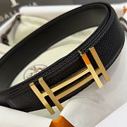 Hermes H au Carre belt buckle & Reversible leather 02 - 6