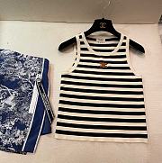 Celine Black and White Tank Top - 1