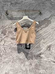 Prada Tank Top In Beige Color - 1