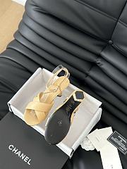 Chanel Beige Sandal Open Toe - 6