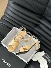 Chanel Beige Sandal Open Toe - 2