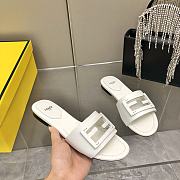 Fendi Baguette Slides (Black&White) - 1