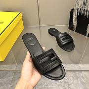 Fendi Baguette Slides (Black&White) - 2