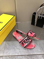 Fendi Canvas Floral Slides - 4