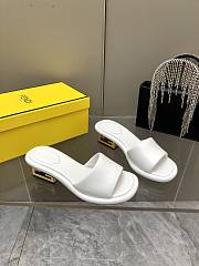 Fendi Baguette  Nappa Leather Slides (3 colors) - 1