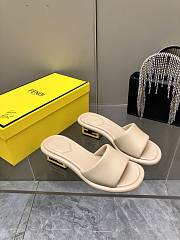 Fendi Baguette  Nappa Leather Slides (3 colors) - 2