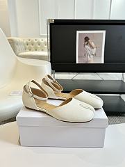 	 Maison Margiela tabi toe block heel sandals white - 5