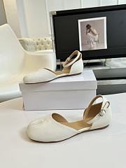 	 Maison Margiela tabi toe block heel sandals white - 2