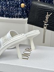 	 Dior Everyday Heels White 8.5cm - 5