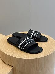 Dolce&Gabbana Black Leather Men Slides - 2