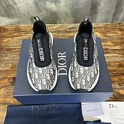 Dior Oblique Grey Sneakers - 5