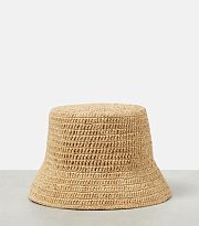 LOEWE xPaula's Ibiza logo-embroidered raffia-blend bucket hat - 3