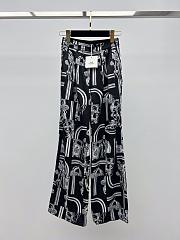 Hermes Black Printed Pants - 1