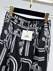 Hermes Black Printed Pants - 3