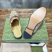 Gucci Loafer Beige GG Ebony Canvas - 3