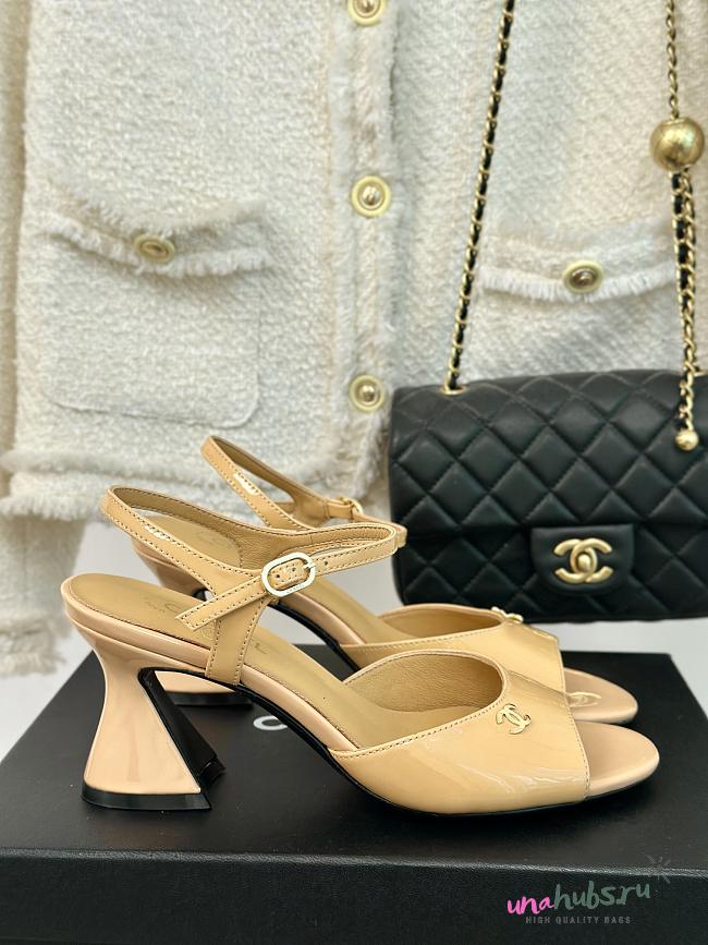 Chanel Sandals Patent Calfskin  - 1