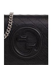 GUCCI BLONDIE BLACK CHAIN WALLET  - 2