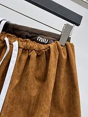 Miu Miu Brown Suede skirt set - 5