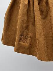 Miu Miu Brown Suede skirt set - 3