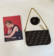 Fendi Shoulder Bag FF Pattern 20cm - 4