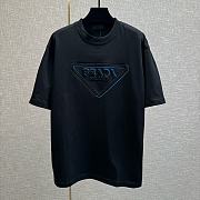 Prada Triangle Logo T Shirt - 2