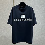 Balenciaga Black T Shirt - 1