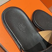 Hermes Men Slides Python Leather - 3