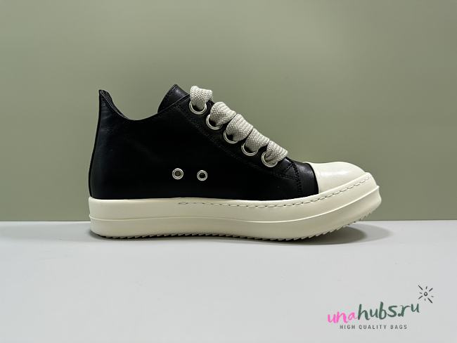 Rick Owens Leather Low Sneakers - 1