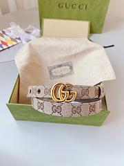 Gucci GG Ebony Belt Brown 2cm - 1