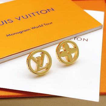 Louis Vuitton Gold Flower Earrings