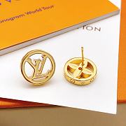 Louis Vuitton Gold Flower Earrings - 3