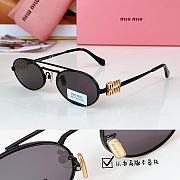 Miu Miu Oval Sunglasses - 2