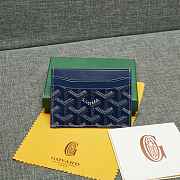 Goyard Card Holder In Navy Blue - 10.5*8cm - 1